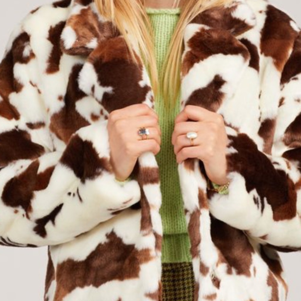 Emory Park Brown and Cream Teddy Jacket